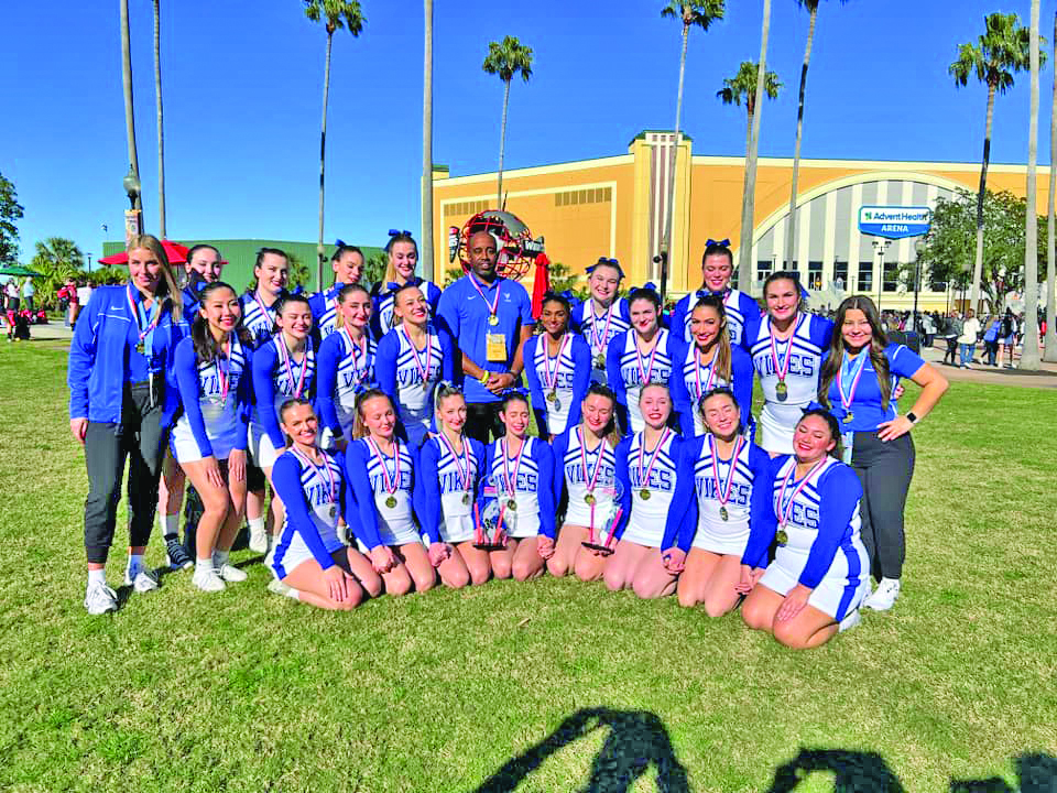 McIntyre on world championship cheer team Gulf Islands Driftwood