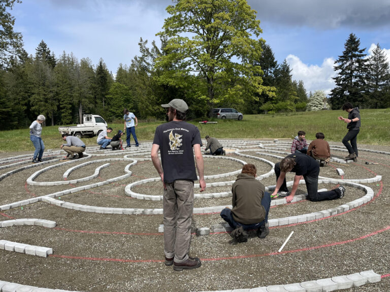 Laying a path