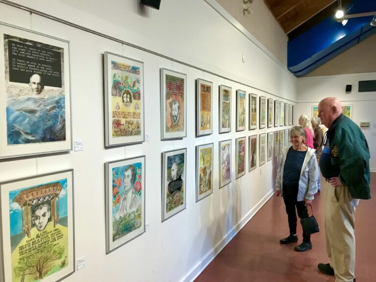 Local poets give voice to Ian Thomas artwork
