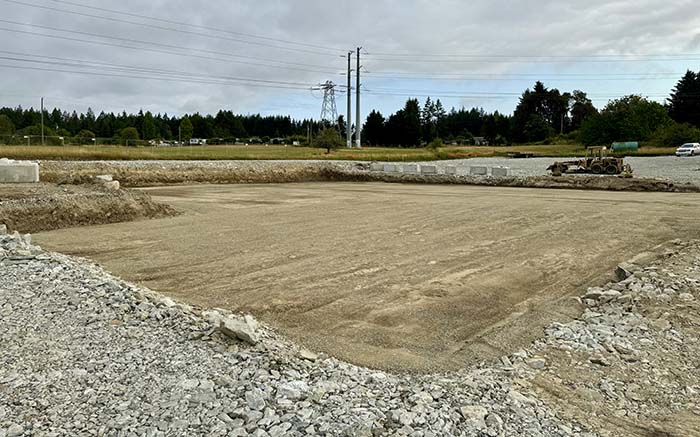New fire hall site work resumes