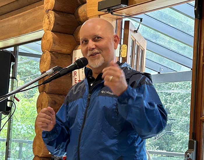 Adam Olsen gives final Salt Spring address