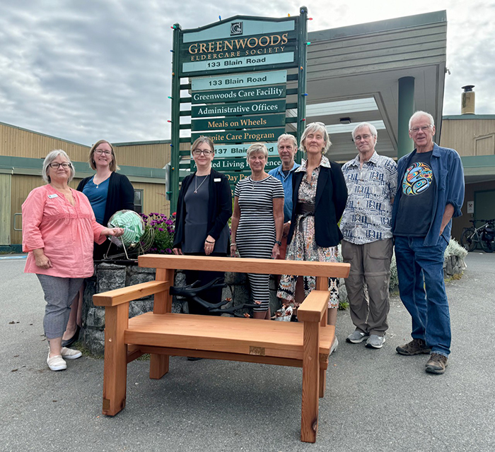 Garden bench raffle supports Greenwoods