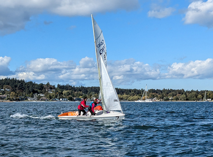 Junior sailors compete at Victoria Fall Dinghies event