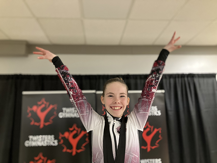 Gymnast Severn earns top spot
