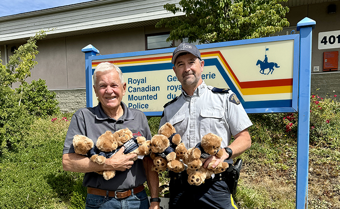 ‘Safety bears’ ride with local RCMP