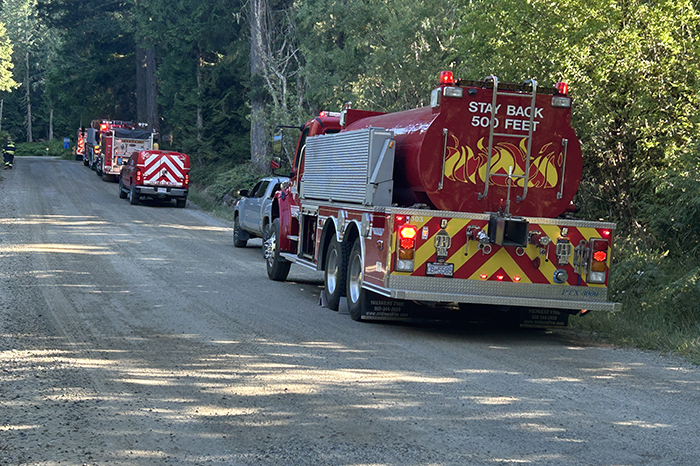 Fire contained at Mount Maxwell Road 