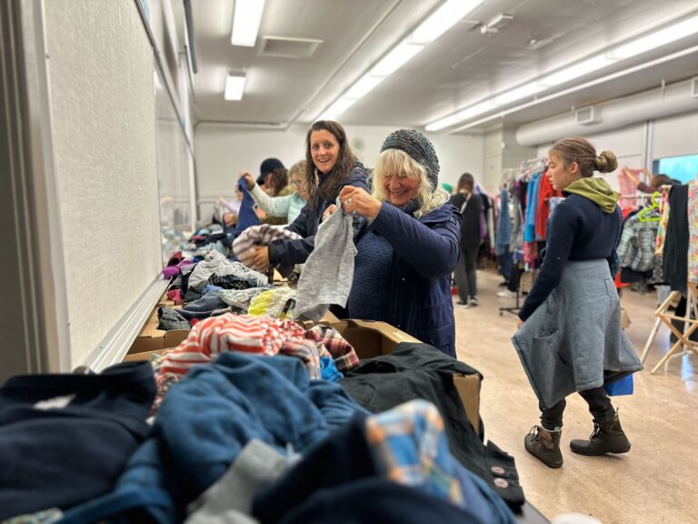 Clothing swaps counter throwaway culture