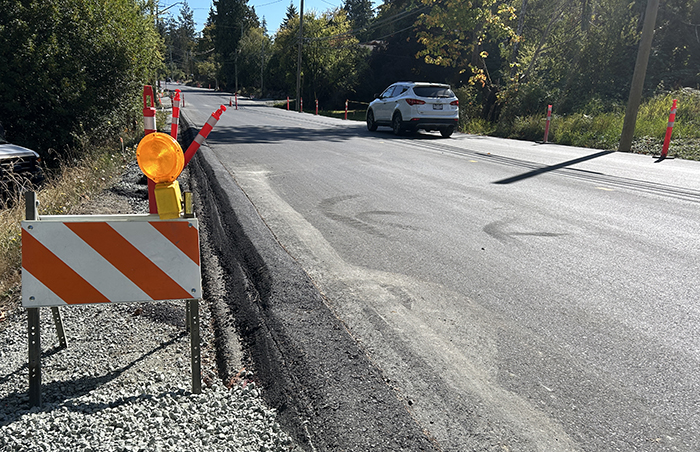 Fulford-Ganges Road work continues through October