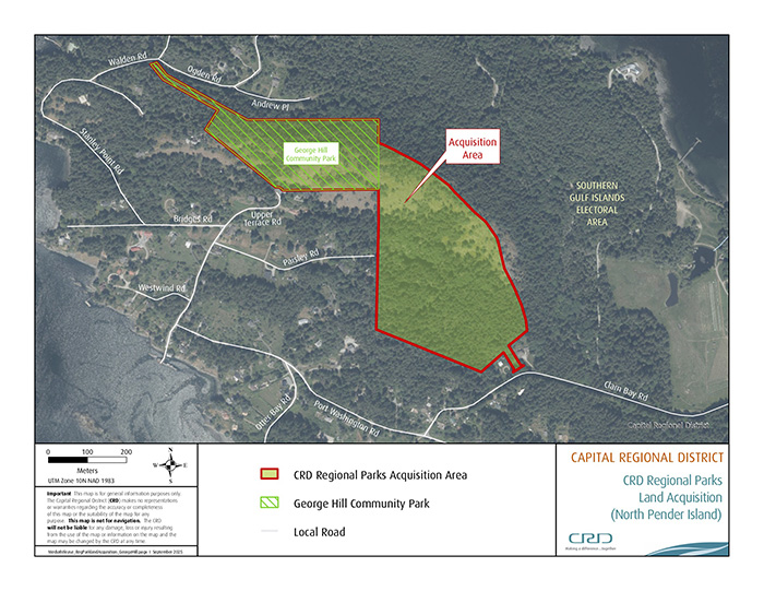 CRD buys George Hill park on Pender