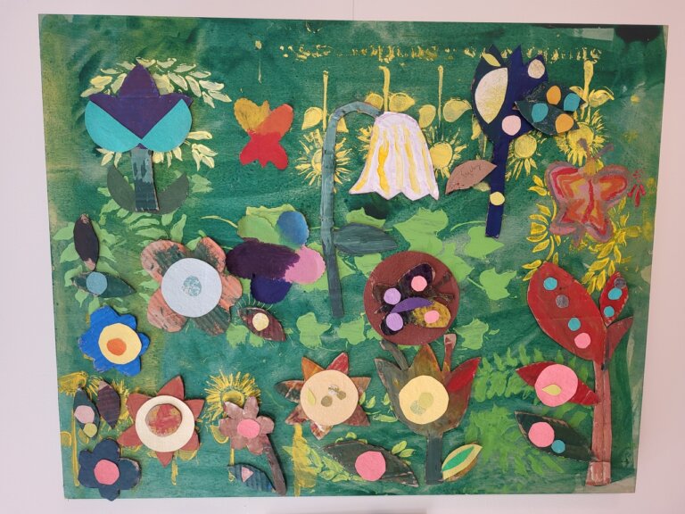 Artists with developmental disabilities share works