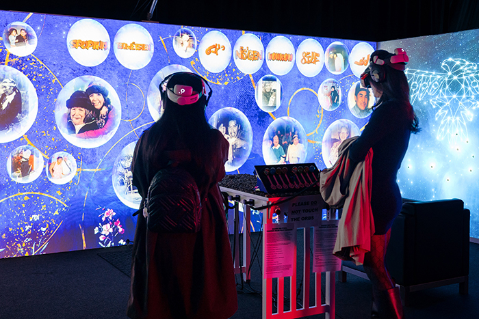 Digital canvas creates immersive exhibition